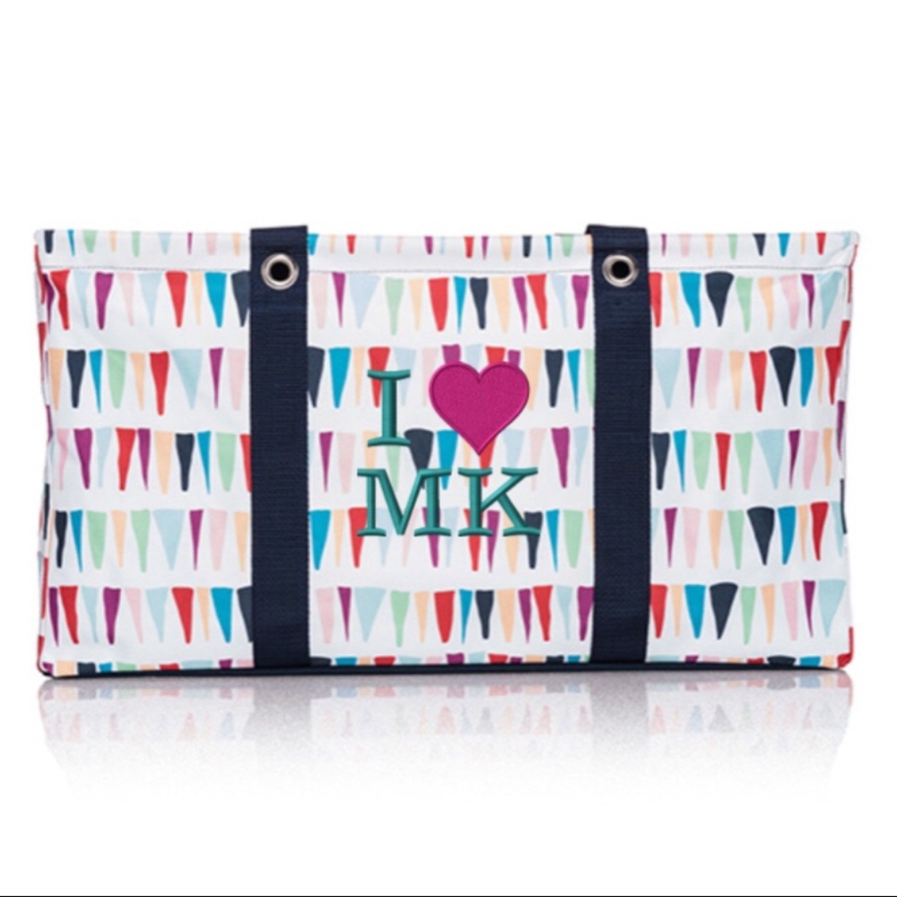 Thirty-One Large Utility Tote - I ❤️ MK